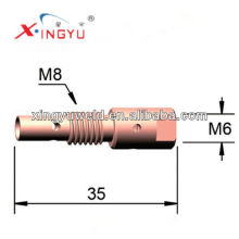 Soporte de punta de contacto de cobre a la venta (Binzel 25ak) / piezas de antorcha de soldadura
